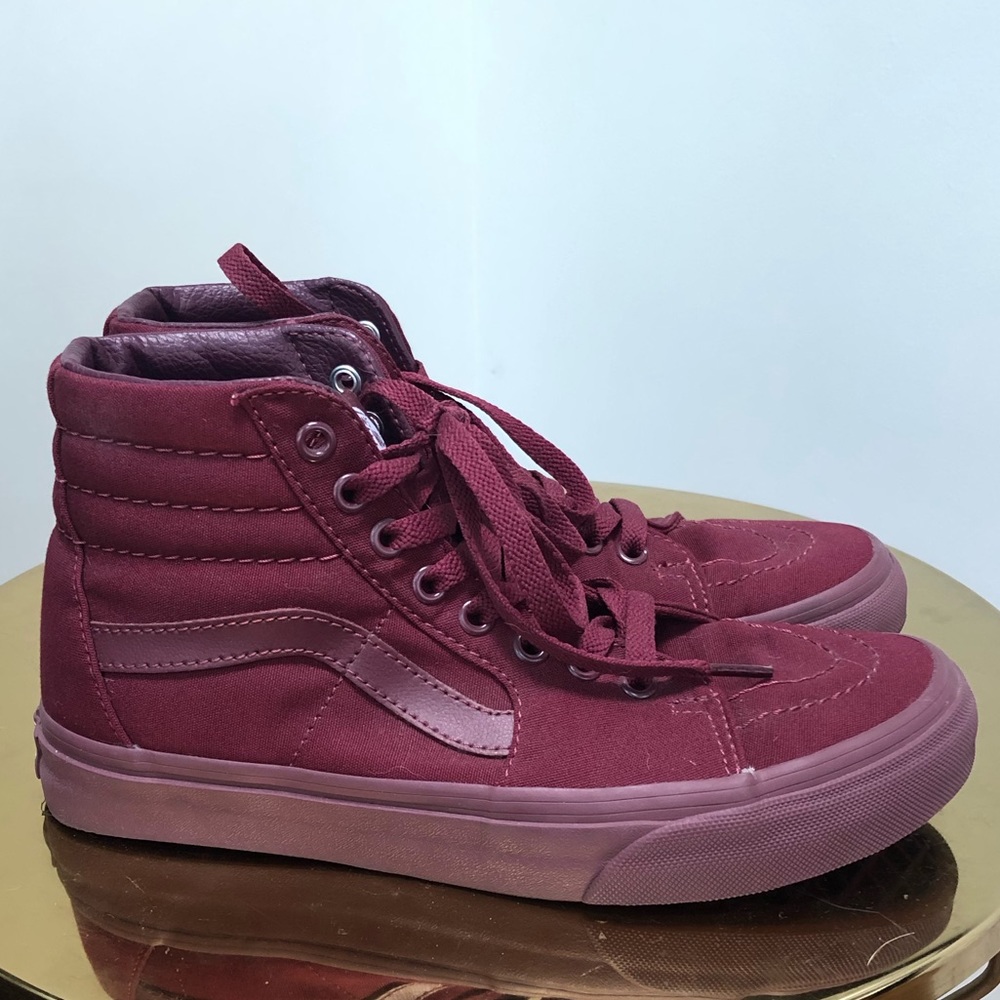 Vans Sk8-Hi Maroon Sneakers W 7.5